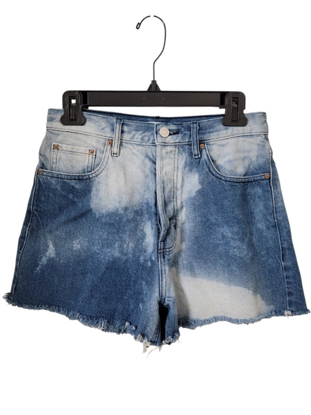 PacSun Size 27 Ultra High Rise Vintage Button Fly Denim Cut Off Shorts